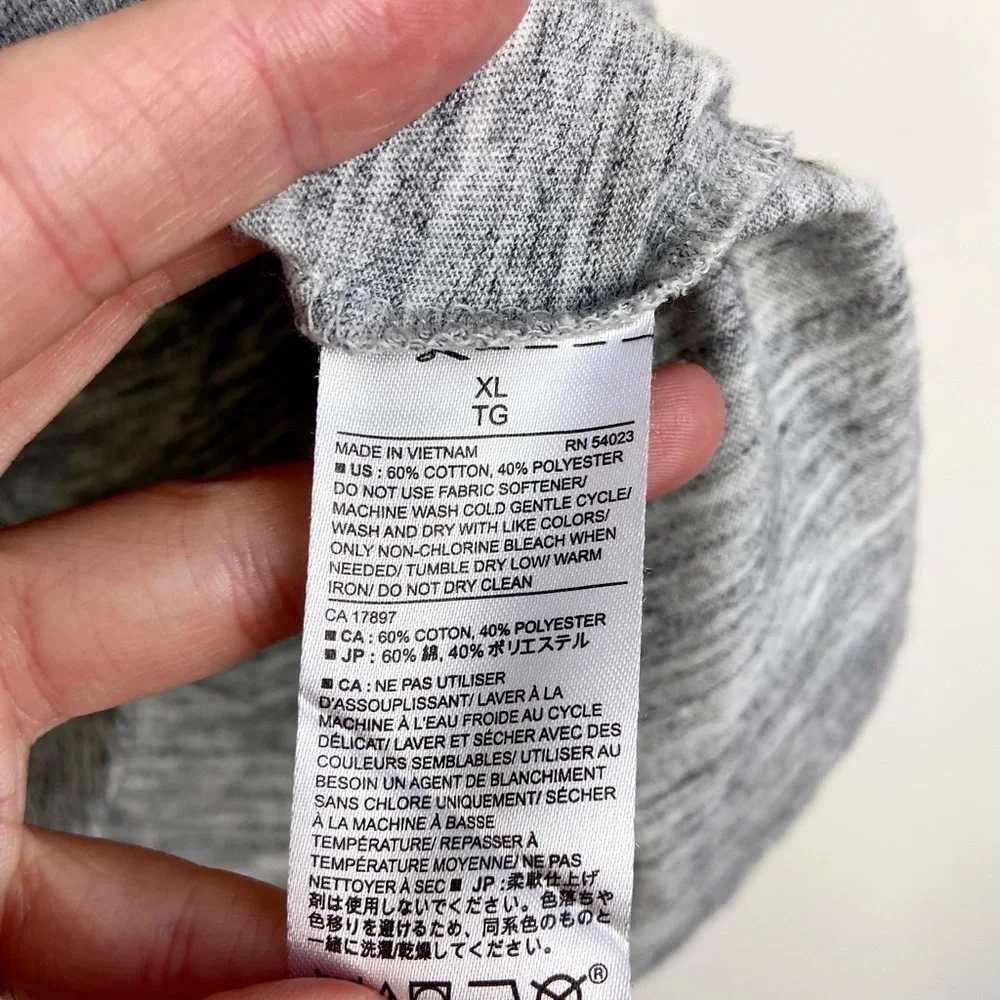 Banana Republic Heather Grey Polo Shirt